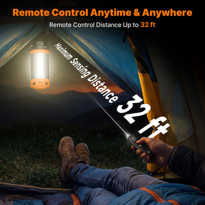 Rechargeable Camping Light with Tripod & 2200LM Brightness
