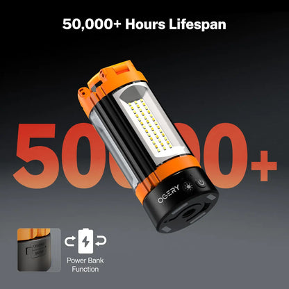 Rechargeable Camping Light with Tripod & 2200LM Brightness