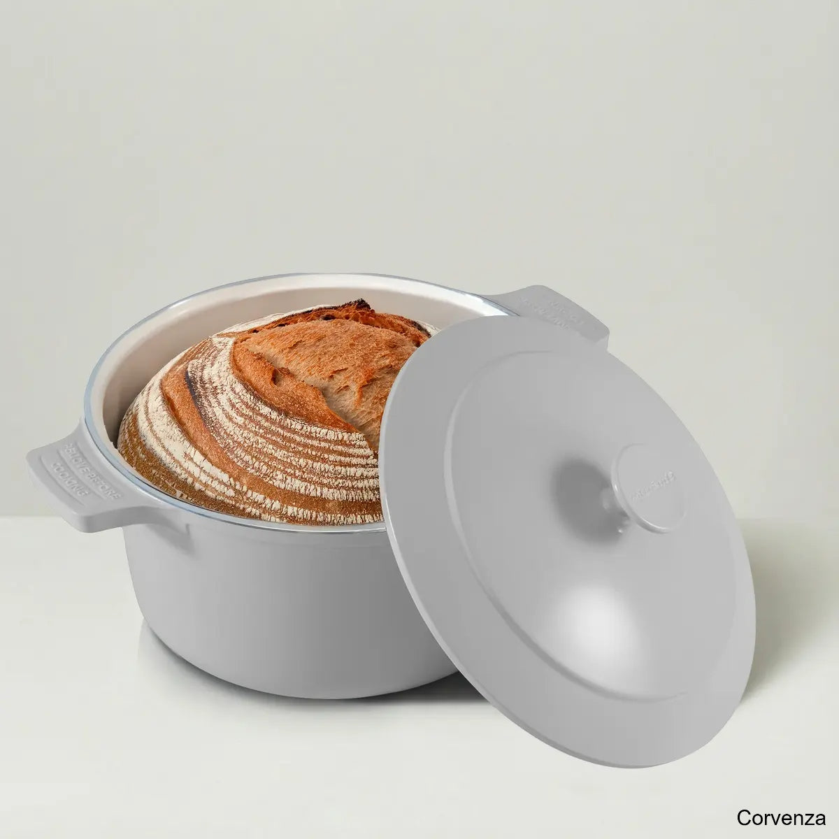 5QT Ceramic Dutch Oven Pot for Bread Baking & Cooking
