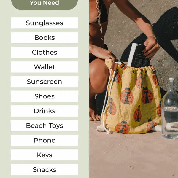 2-in-1 Beach Towel Bag – Sand-Free Travel Tote