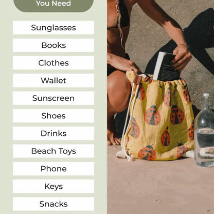 2-in-1 Beach Towel Bag – Sand-Free Travel Tote