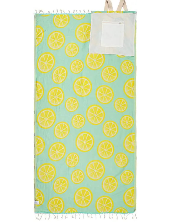 2-in-1 Beach Towel Bag – Sand-Free Travel Tote