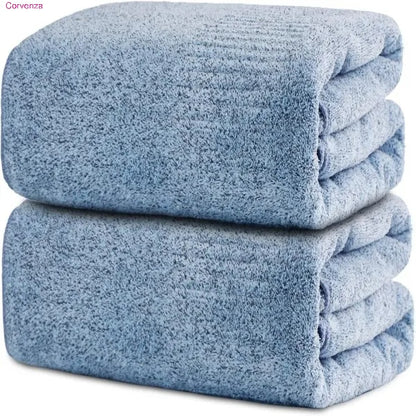 Large Super Absorbent Bath Towels – Quick Dry & Soft, 2 or 4 Pack