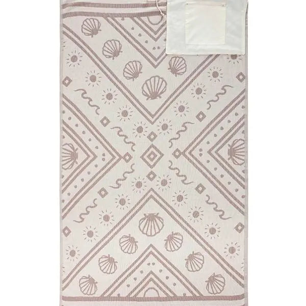 2-in-1 Beach Towel Bag – Sand-Free Travel Tote