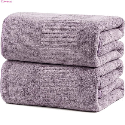 Large Super Absorbent Bath Towels – Quick Dry & Soft, 2 or 4 Pack